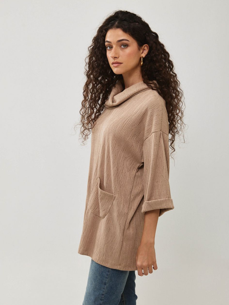 סריג דרפה כיסים